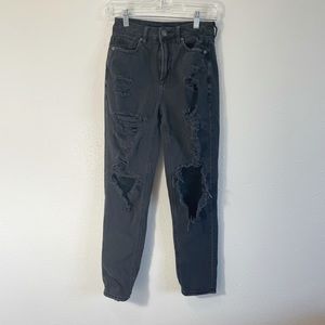 American eagle 00 regular mom Jean black